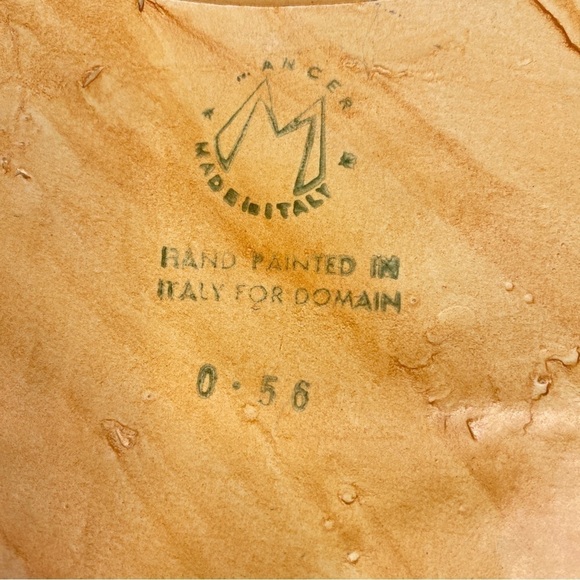 Vintage Raymor Mancer Hand Painted Hen In Basket Ceramic Wall Art Made in Italy - Picture 10 of 14